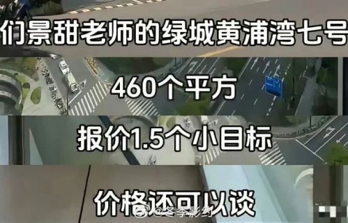 曝景甜1.35亿急售上海豪宅，网传需2亿与富豪男友和解