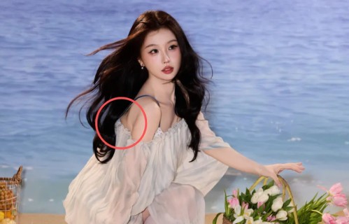 明星修图事故！虞书欣的胸跑后背，王俊凯鼻子悬浮，就这样发出来
