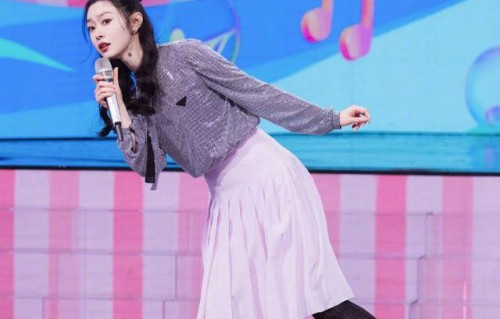 宋轶穿粉色半裙似仙女 和郭麒麟再同框