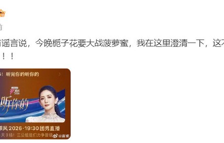 谢娜公开澄清声明|乘风2026|在播综艺