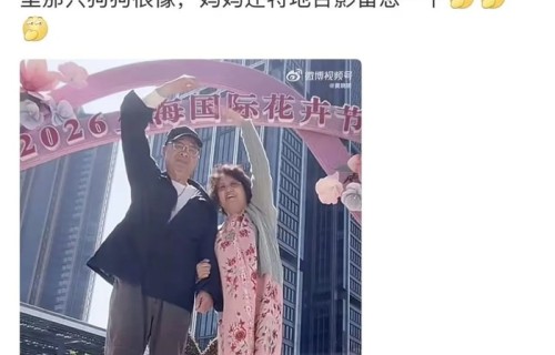 黄晓明带爸妈上海旅游也得拍游客照,分享让时间变长的方法!适老化旅游怎么玩|打卡|长辈|父母|老人|五一小长假