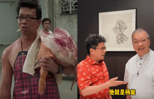 67岁《少林足球》“猪肉佬”近况曝光，满头白发现身横店，曾是周星驰“御用绿叶”