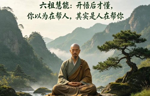 六祖慧能：开悟后才懂，你以为在帮人，其实是人在帮你