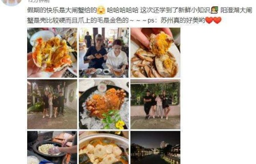 何超莲窦骁国庆同游苏州，邓紫棋及男友同行|赌王|阳澄湖大闸蟹|女儿|叉烧|美食