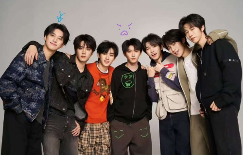 时代少年团认养七朵金花并发布手绘合照|表情|可爱|文字