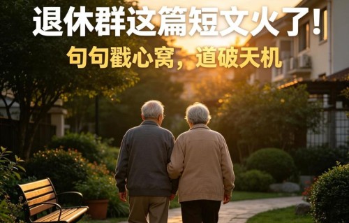 退休群这篇短文火了！句句戳心窝，道破天机，看完一身轻松！