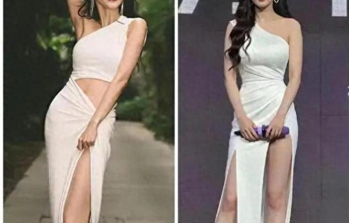 颜值不如杨幂，身材不如杨幂，还比杨幂大十岁，两人撞衫她却赢了