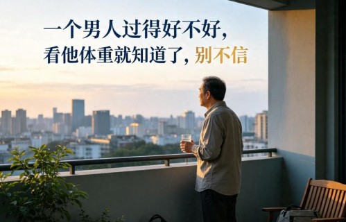 一个男人过得好不好，看他体重就知道了