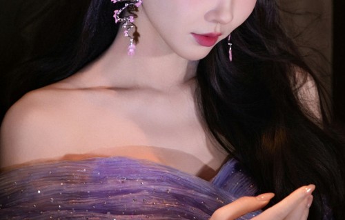 宣璐把“紫霞仙子”穿在身上！温柔到发光的约会模板 