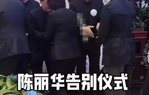 各界人士冒雨送别陈丽华，六小龄童马德华致哀，白岩松朱军低调到场