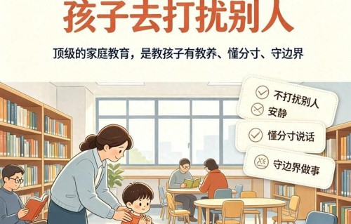 其实压根就没人喜欢你的孩子，所以尽量不要让你的孩子去打扰别人