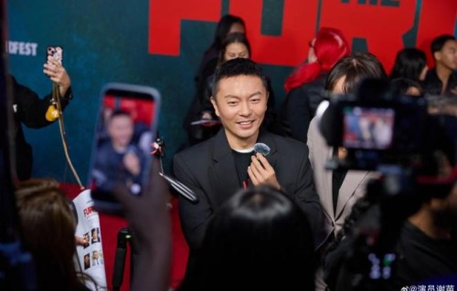《火遮眼》洛杉矶特别放映 谢苗帅气登上红毯|黎唯|王伟|动作片|大块头|港产