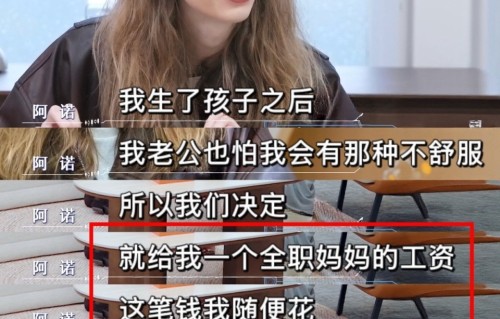 董力兑现承诺每月给妻子发“全职妈妈工资”，阿诺：花自己的钱没压力