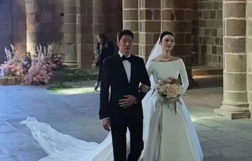 奚梦瑶父亲法国婚礼惊艳全场：身姿挺拔贵气逼人，这才是真豪门底气|何猷君|女儿|基因|遗传
