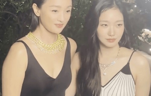 韩国女星金高银用中文表白周迅：我很喜欢你_活动_后金_画面