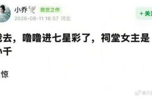 卢昱晓被曝退出《刺棠》转战《七星彩》？