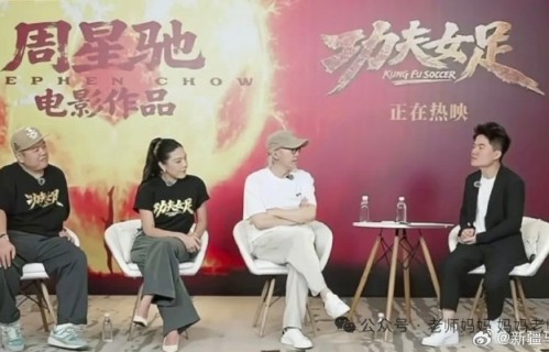 林依轮董璇携女热舞，为周星驰《功夫女足》应援