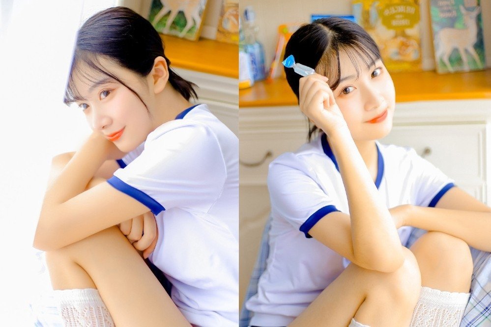 32岁章泽天晒画廊自拍,素颜对镜大笑状态阳光|刘强东|女性|刘嘉玲|地心|播客